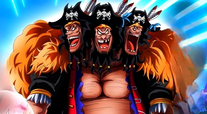 Garp and Kurohige confront each other in the battle-torn Wano Kuni, adding to the intensity of the storyline.