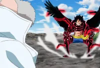 Image representing the intense Luffy vs. Gorosei & Vegapunk duel in One Piece 1088