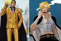 "One Piece 1089 - Kizaru vs. Sanji in an Explosive Showdown of Elemental Powers"