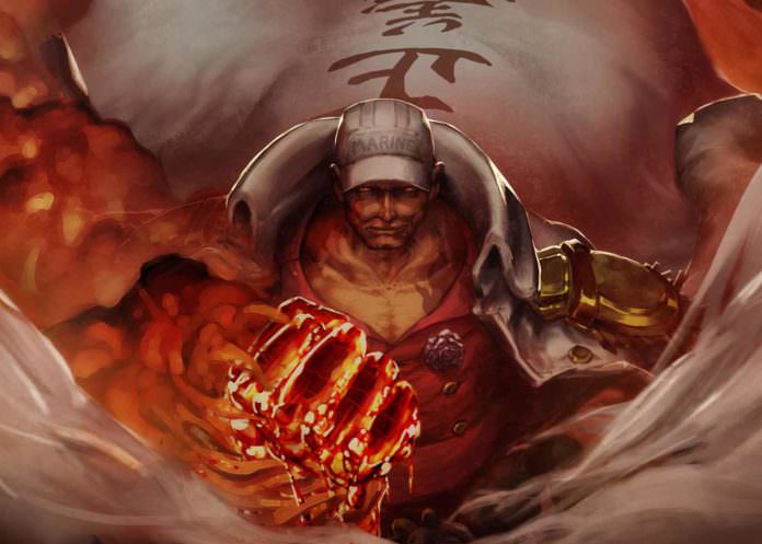 Revealing Akainu's Awakening Form and Defeat of Aokiji in One Piece 1087