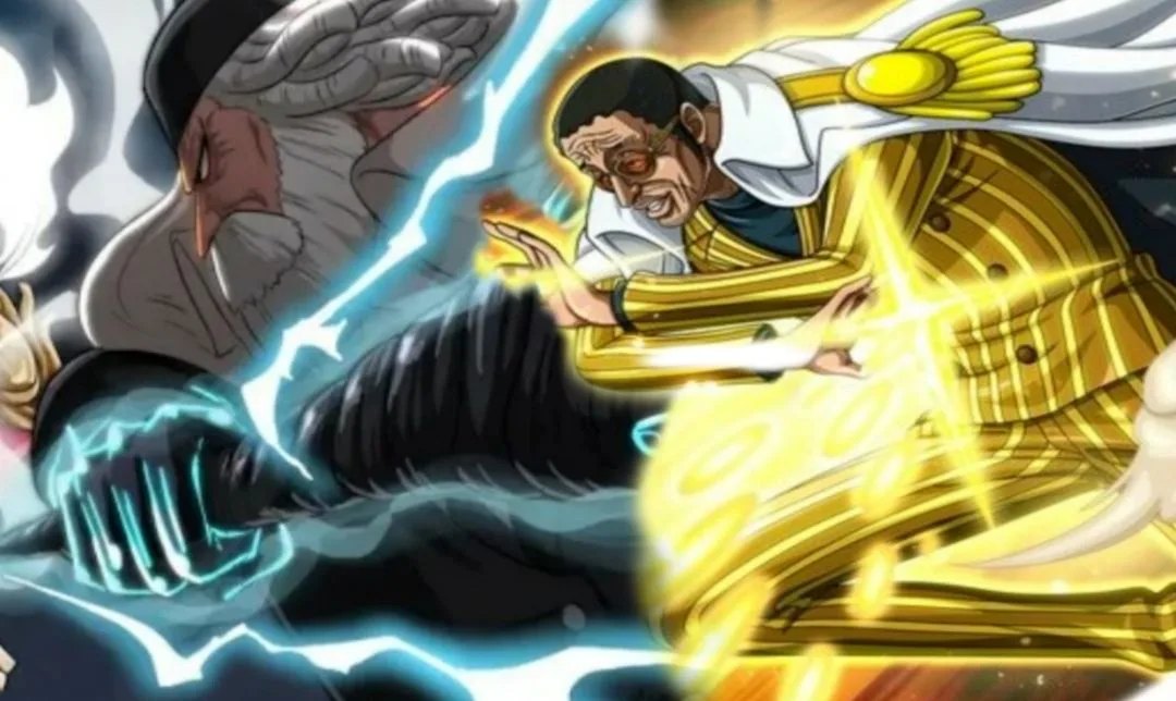 Admiral Kizaru and Luffy's intense battle on Egghead Island with Vegaforce power