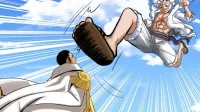 Luffy vs Kizaru's intense battle, hinting at the arrival of Gear 5 in One Piece