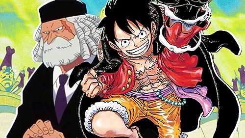 Straw Hat Pirates and allies standing united against the Gorosei and Saturn, symbolizing friendship and unity in One Piece chapter 1090