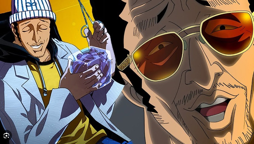 Vegapunk and Kizaru standing together, showcasing loyalty and trust.